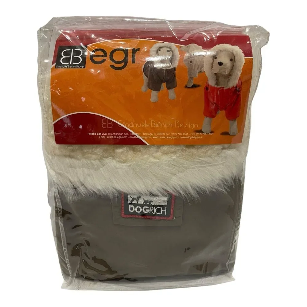 Emanuel’s Bianche DogRich Siberian Hooded Coat 18”
